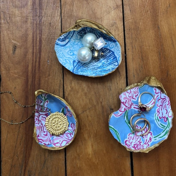 Decorative shell trinket trays🐚💙 - Picture 3 of 13